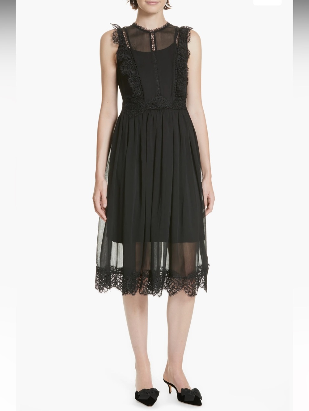 TED BAKER
Porrla Lace Midi Dress In Black